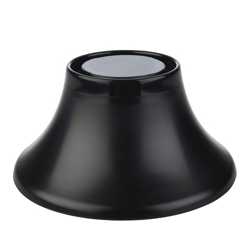 [506616] Standaard 16.5x16.5x8.0cm Frida 16 zwart met antislipring en Frida vergrendelsysteem melamine