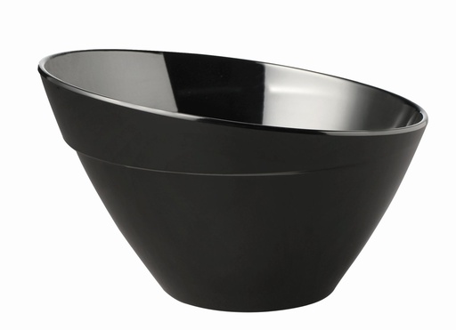 [506642] Kom Melamine 0.4 liter 14.5x14.5x9.0cm Balance Zwart