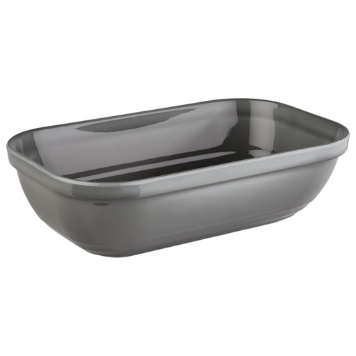 [506668] GN 1/4 melamine schaal 26.5x16.2x7.5cm 1.5 liter Emma grijs