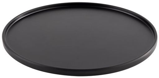 [506682] Antislip melamine schotel Ø 19.0xH 1.0cm Zwart