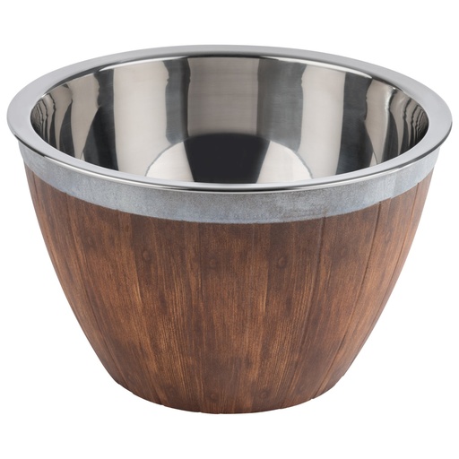 [506689] Presentatieton met voet en schaal set van 2 stuks 26.0x26.0x16.0cm schaal 25.0x25.0x16.0cm