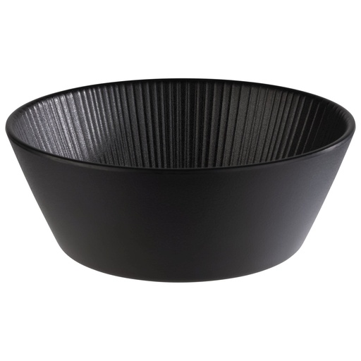 [506699] Kom 20.5x20.5x7.5cm 1.2 liter Nero melamine zwart
