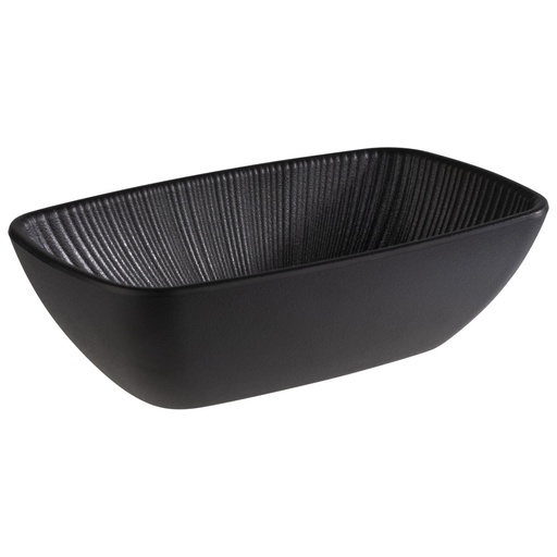 [506704] Melamine Kom GN 1/9 0.35 L 17.6x10.8x5.5cm Zwart