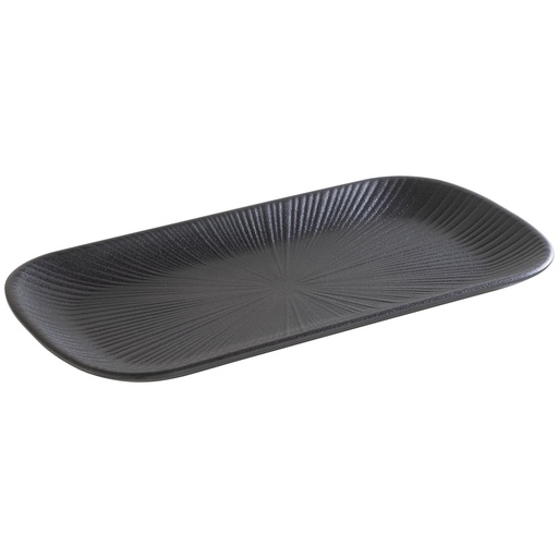 [506706] GN 1/3 melamine schaal 32.5x17.6x2.5cm zwart
