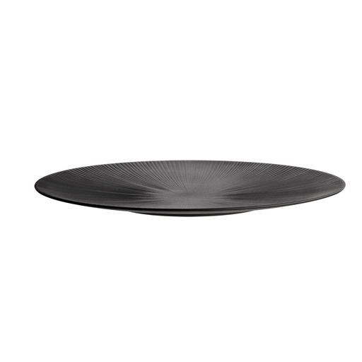 [506709] Melamine serveerschaal 50.0x50.0x3.5cm zwart