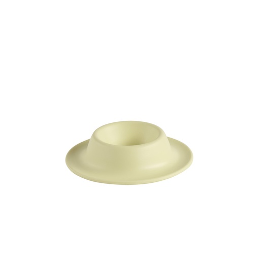 [506716] Eierhouder set van 4 geel mat Eggy 8.5x8.5x2.0cm melamine