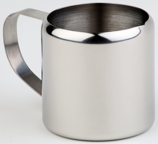 [506797] Sauskom met handvat hoogglans inhoud 0.15 L hoogte 6.0 cm handvat 9.0x6.0x6.0cm RVS