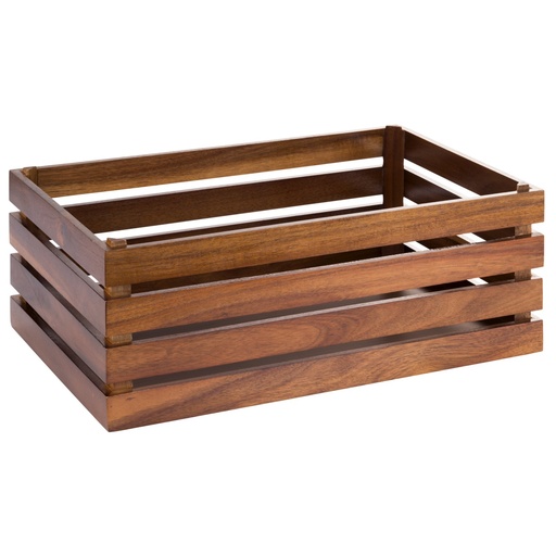 [506955] Houten box 55.5x35.0x20.0cm (GN 1/1) Superbox 55 acaciahout
