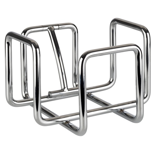 [506965] Servettenhouder 14.5x14.5x10.0cm Hero verchroomd