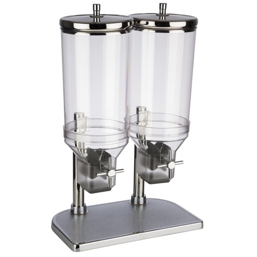 [506974] Graandispenser 21.5x34.5x54.0cm Fresh Easy SAN-reservoir rvs deksel gegoten zinken standaard