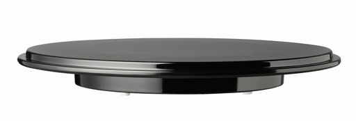 [507037] Taartplateau 31.0x31.0x3.5cm melamine zwart
