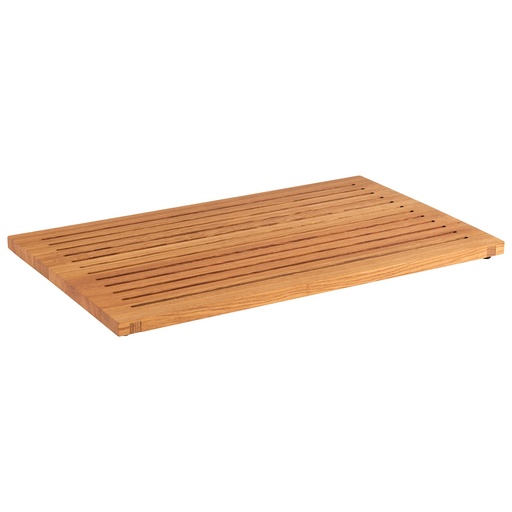 [507084] Snijplank Eikenhout Geolied met Antislipvoeten 58.5x35.0x2.0cm