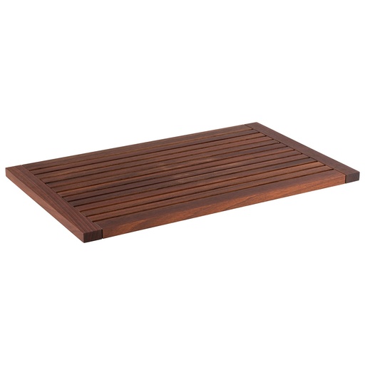 [507085] Snijplank walnoot geolied met antislipvoetjes 58.5x35.0x2.0cm