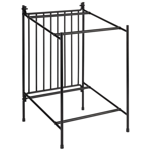 [507120] Buffetstandaard zwart geschikt voor GN 1/2 Superboxes met antislipvoetjes 29.0x32.5x48.0cm metaal