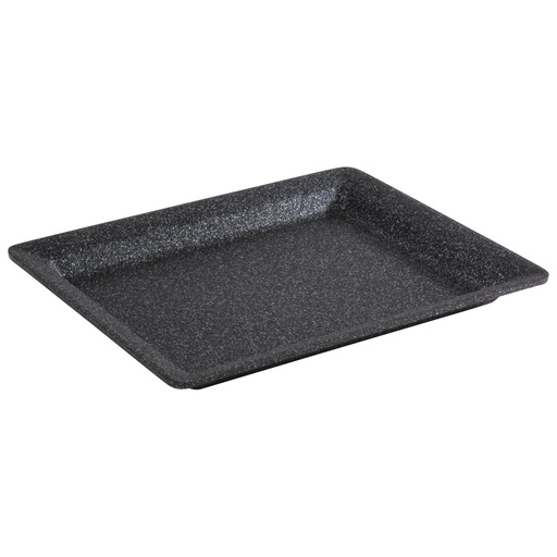 [507127] Gastronormbak Aluminium met Antiaanbaklaag GN 1/2 32.5x26.5x3.0cm Frostfire Zwart