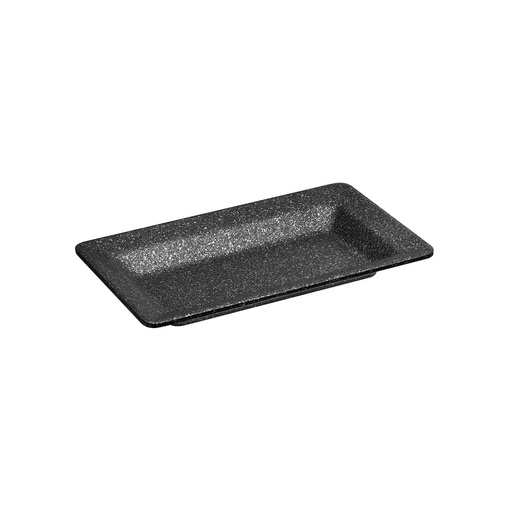 [507132] Aluminium GN schaal met antiaanbaklaag GN 1/4 26.5x16.2x3.0cm Frostfire zwart
