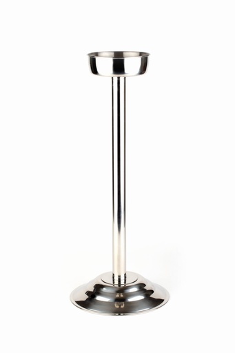 [507186] Wijnkoeler Standaard 28.0x28.0x70.0cm 18/8 RVS gepolijst zware voet