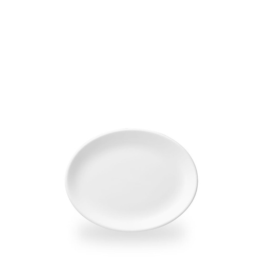 [507275] Bord plat ovaal 20.3cm Whiteware white Churchill