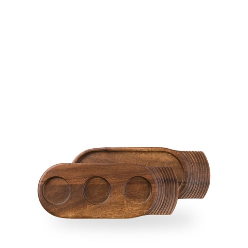 [507663] Schaal 35.5cm x 14.0cm Warm Acacia Wood Churchill