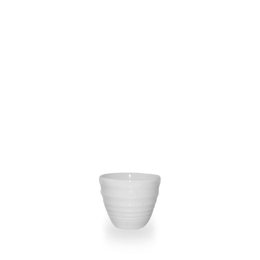 [507767] Kom 9.5cm h 8.3cm 28.0cl Bit on the side white Churchill