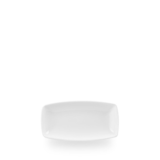 [507826] Schaal rechthoek 19.5cm x 10.3cm X Squared White Churchill