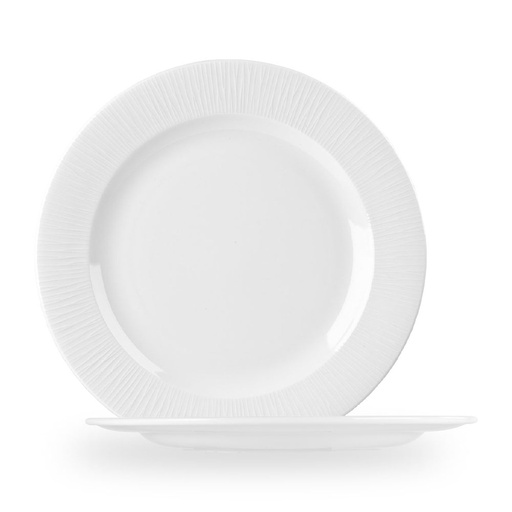 [507901] Bord plat op voet 30.5cm Bamboo Ceramic Churchill