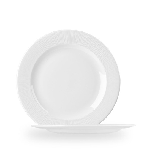 [507902] Bord plat op voet 27.6cm Bamboo Ceramic Churchill