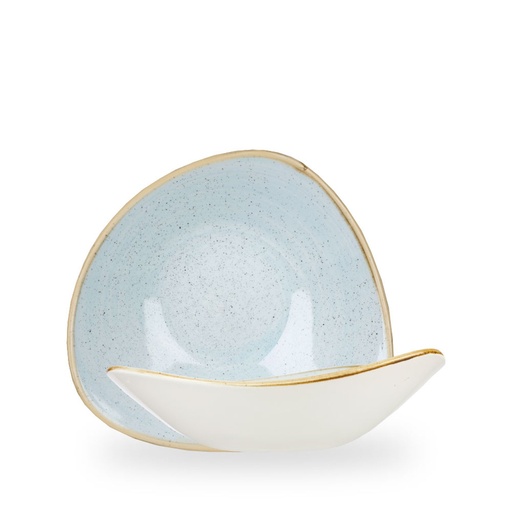 [508037] Kom driehoek 23.5cm 60.0cl Stonecast Duck Egg Churchill