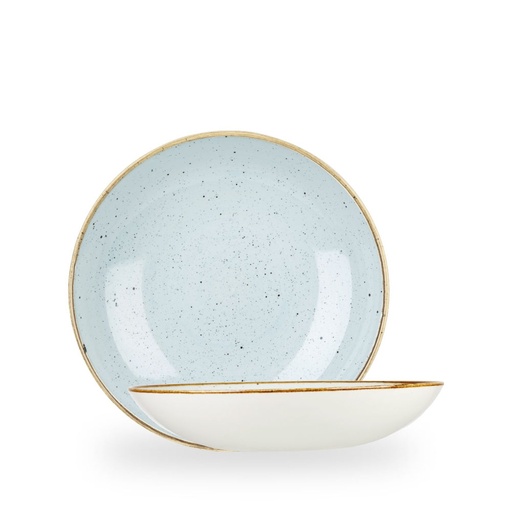 [508039] Bord coupe diep 24.8cm 113.6cl Stonecast duck egg Churchill