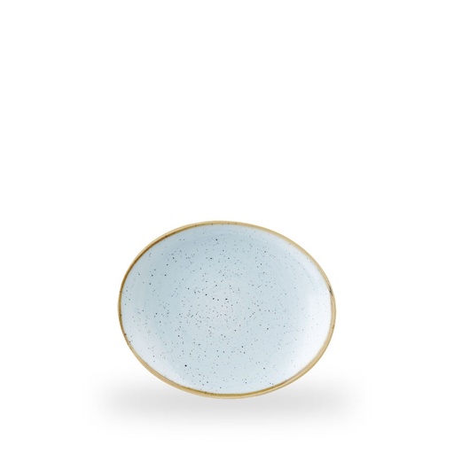[508040] Bord coupe 19.2cm x 16.0cm Stonecast Duck Egg Churchill