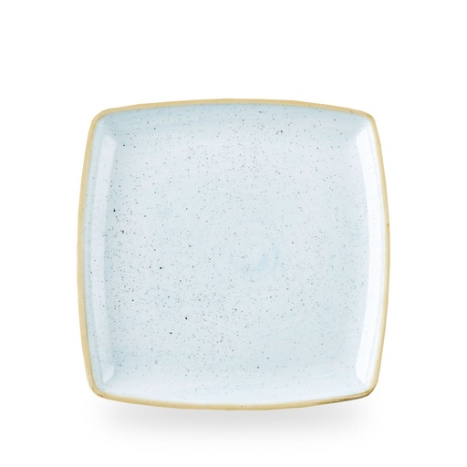 [508041] Bord diep 26.8cm x 26.8cm Stonecast Duck Egg Churchill