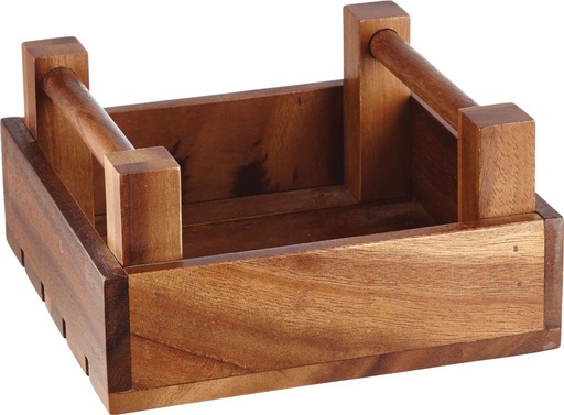 [508055] Schaal vierkant 20.0cm x 20.0cm h 10.0cm Warm Acacia Wood Churchill