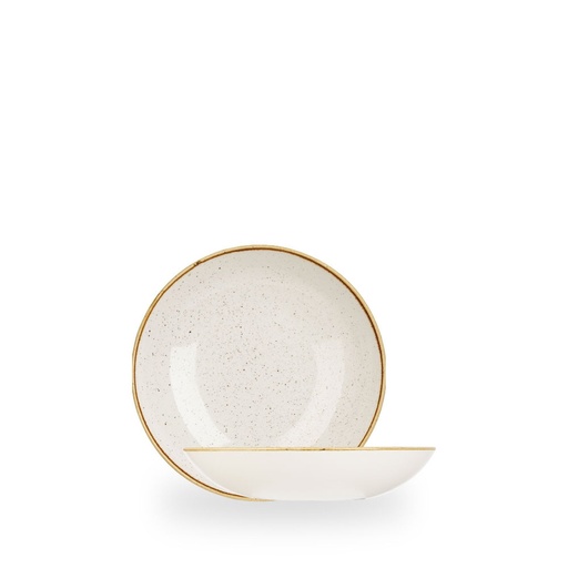 [508081] Bord coupe diep 18.2cm 42.6cl Stonecast Barley White Churchill