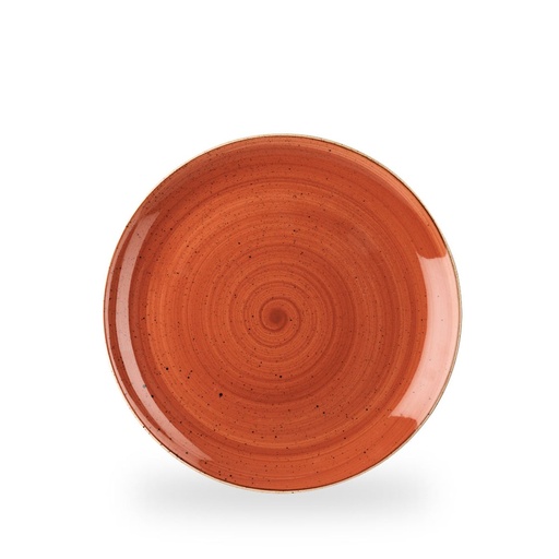[508128] Bord coupe 26.0cm Stonecast Spiced Orange Churchill