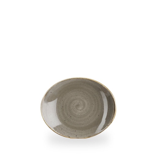 [508133] Bord coupe 19.2cm x 16.0cm Stonecast grey Churchill