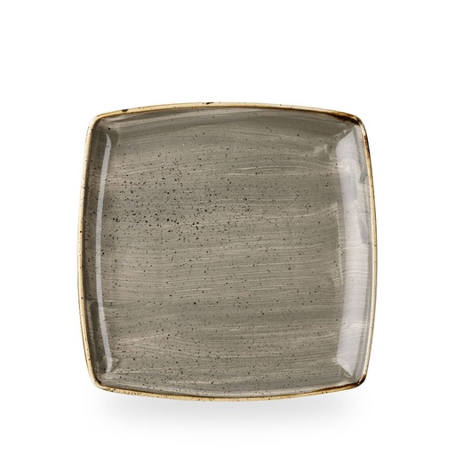 [508134] Bord diep 26.8cm x 26.8cm Stonecast Grey Churchill