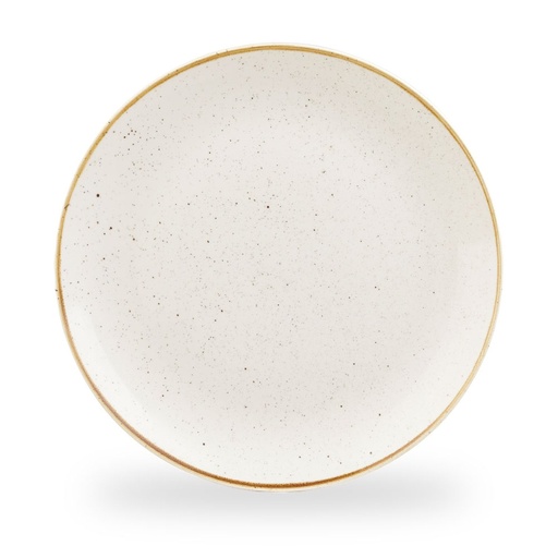 [508187] Bord coupe 32.4cm Stonecast Barley White Churchill