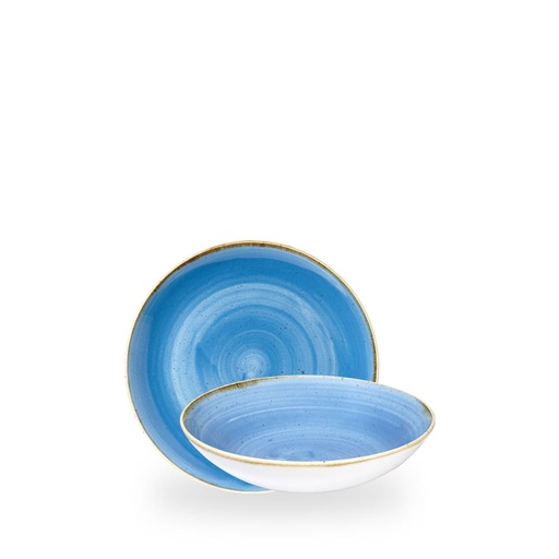 [508205] Bord coupe diep 18.2cm 42.6cl Stonecast Cornflower Blue Churchill