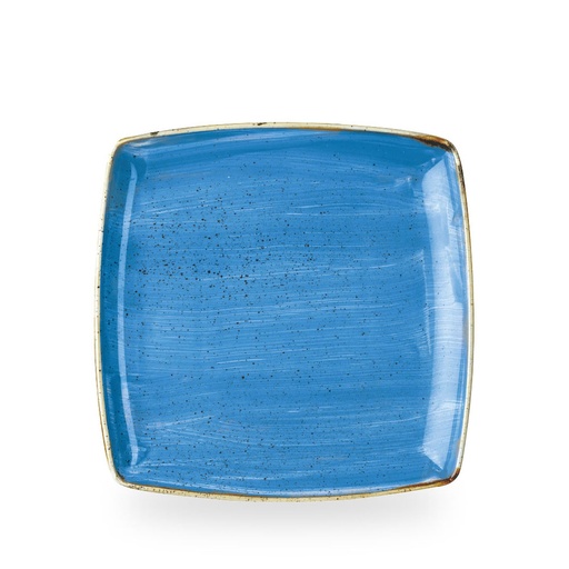 [508208] Bord diep 26.8cm x 26.8cm Stonecast Cornflower Blue Churchill