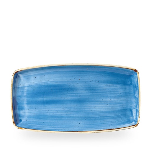 [508209] Schaal rechthoek 34.5cm x 18.5cm Stonecast cornflower blue Churchill