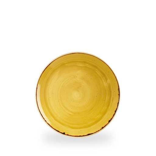 [508234] Bord coupe 21.7cm Stonecast Mustard Churchill
