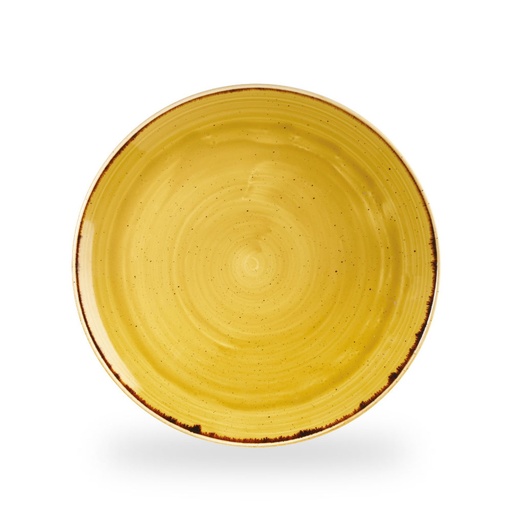 [508236] Bord coupe 28.8cm Stonecast Mustard Churchill