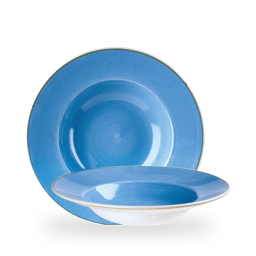 [508237] Bord diep 28.0cm 46.8cl Stonecast cornflower blue Churchill