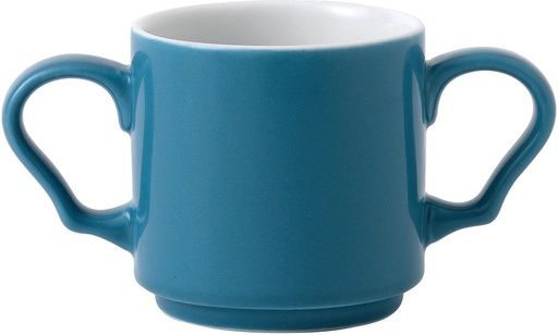 [508247] Kom 15.0cm h 8.0cm 28.4cl Future Care Blue Glaze Churchill