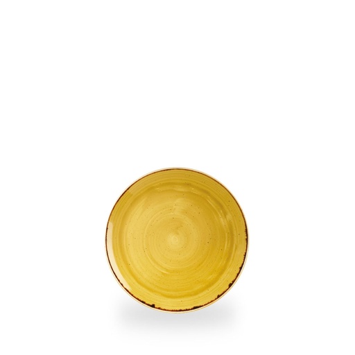 [508253] Bord coupe 16.5cm Stonecast Mustard Churchill