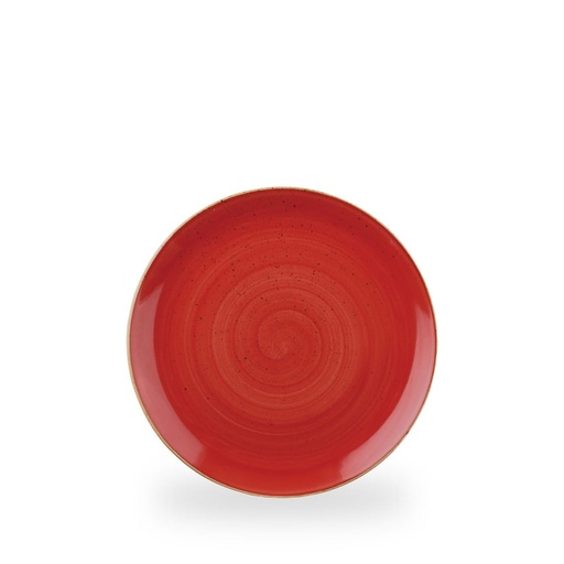 [508264] Bord coupe 21.7cm Stonecast Berry Red Churchill