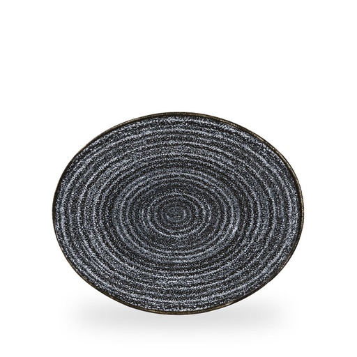 [508274] Bord coupe 27.0cm x 22.9cm Studio Prints Homespun Charcoal Black Churchill