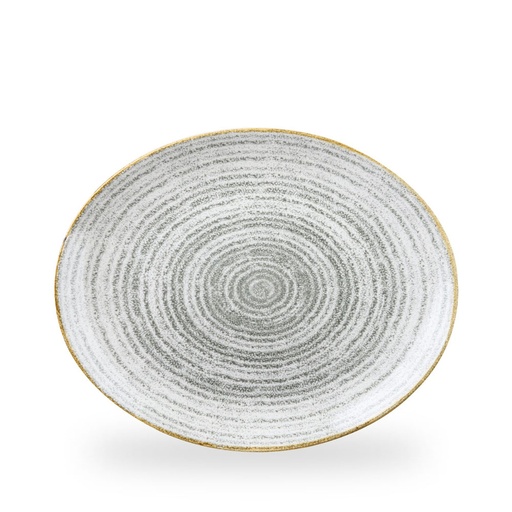 [508283] Bord coupe 31.7cm x 25.5cm Studio Prints Homespun Stone Grey Churchill