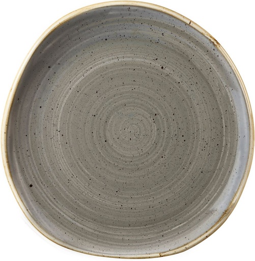 [508303] Bord plat 18.6cm Stonecast Grey Churchill