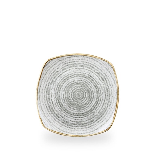 [508309] Bord plat 21.5cm x 21.5cm Studio Prints Homespun Stone Grey Churchill